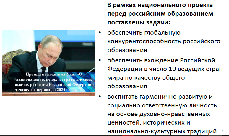 Указ президента о национальных проектах